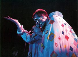 Fish - Thamesside Arena, Reading - 27.08.1983 (Reading Rock '83) - Photo taken from Carol Clarke's book ''Marillion In Words & Pictures'' (1985)